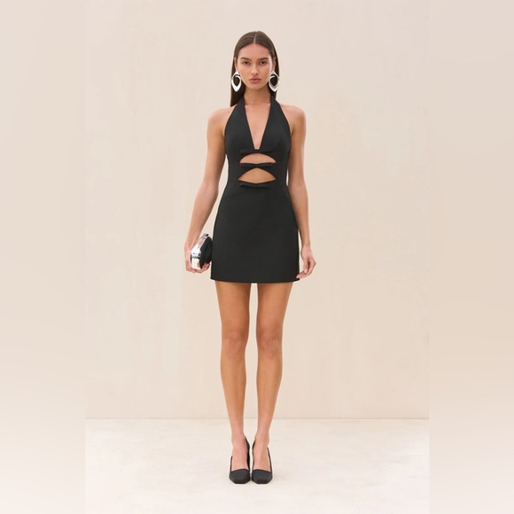 cult gaia Dresses & Skirts - NWT Cult Gaia Aleshia Dress Black Size 6